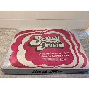 Vintage Sexual Trivia Board Game 1980 Baron Scott Sexy Adult Party Game/Gag Gift